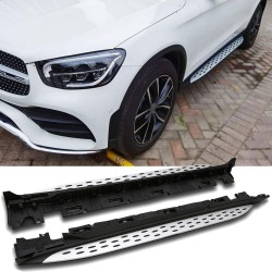 Πλαϊνά σκαλοπάτια AMG look για Mercedes-Benz GLC-Class (C253 / X253) 2015 - 2022